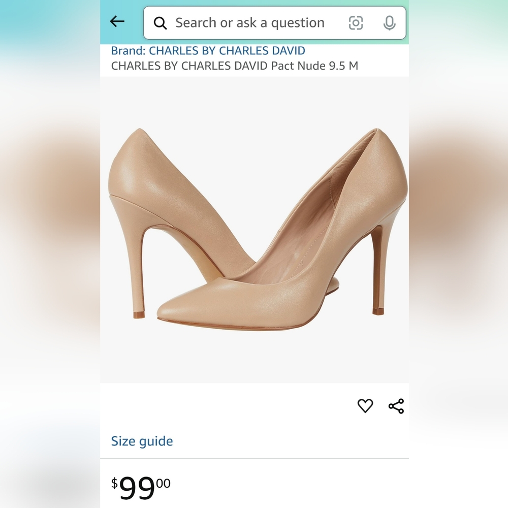 Charles David Nude Heels - Picture 4 of 4